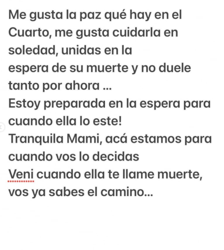 Maju Lozano se despidió de su mamá con una desgarradora carta: "Unidas en la espera de su muerte"