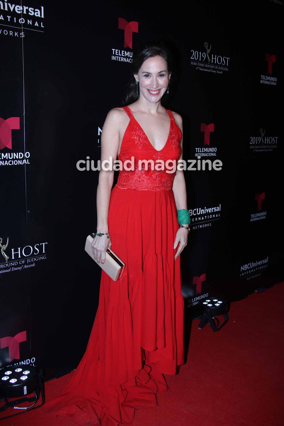 Malena Solda, en la Gala de votación de los Emmy Internacionales (Foto: Movilpress)