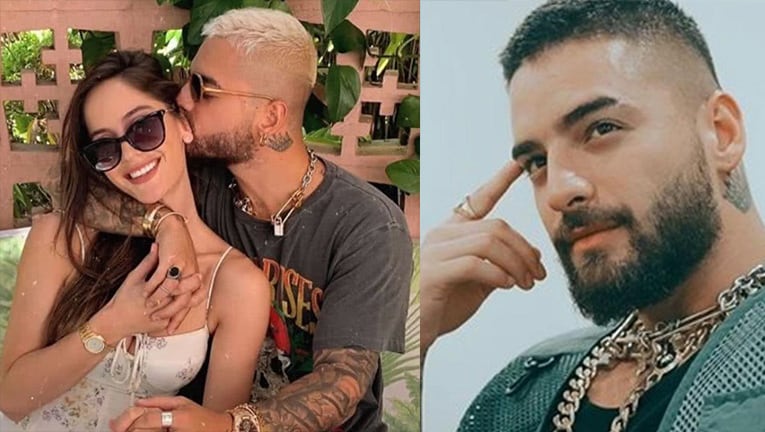 Maluma respondió al guiño buena onda de su ex.