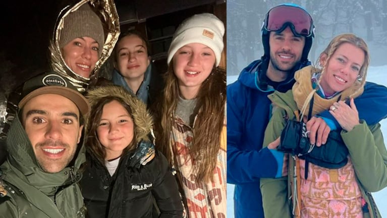 Manu Urcera compartió una dulce postal con Nicole Neumann y sus hijas en la nieve.