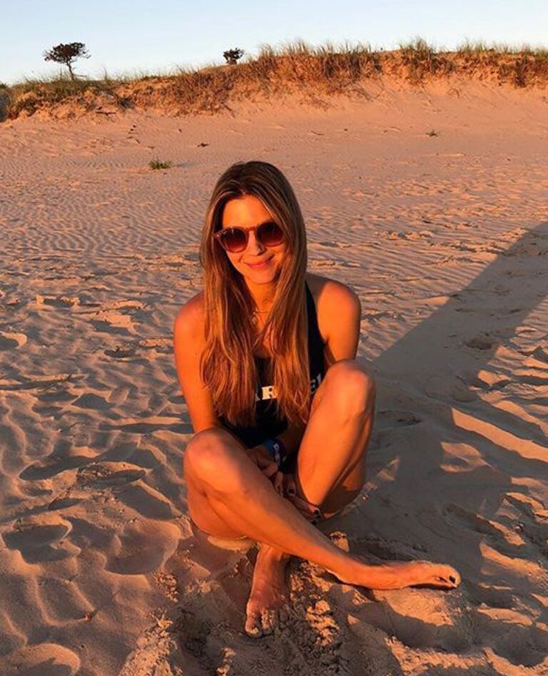 Marcela Kloosterboer, divina en sus vacaciones en Uruguay (Fotos: Instagram).