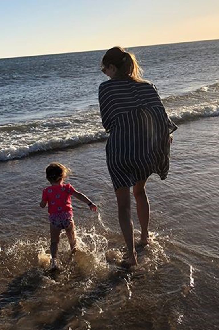 Marcela Kloosterboer, divina en sus vacaciones en Uruguay (Fotos: Instagram).