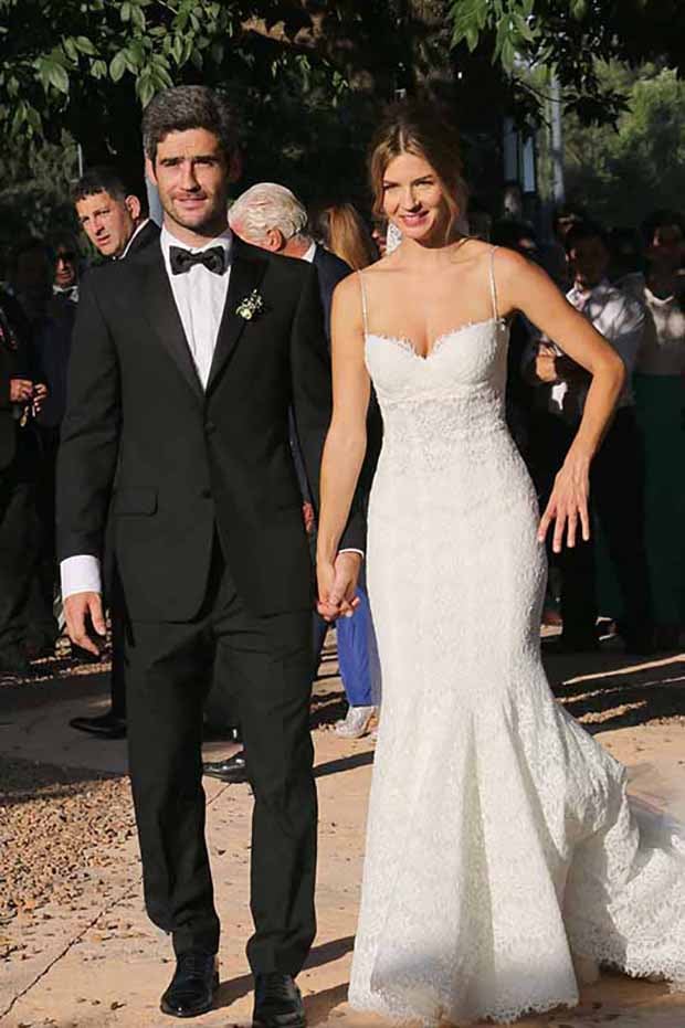 Marcela Kloosterboer y su vestido de Pnina Tornai (Foto: Ciudad.com)