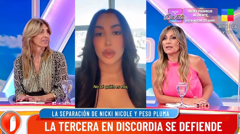 Marcela Tauro fue letal con Peso Pluma por serle infiel a Nicki Nicole y le habló a su presunta amante