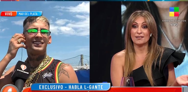 Marcela Tauro se quedó muda cuando L-Gante reveló los mensajes que le enviaba Mauro Icardi: “Dios mío”