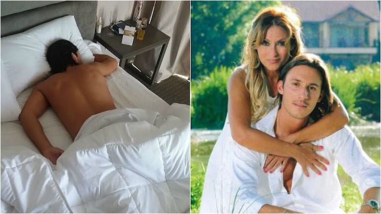 Marcela Tauro y la foto hot de Martín Bisio, su novio, durmiendo: Domingo