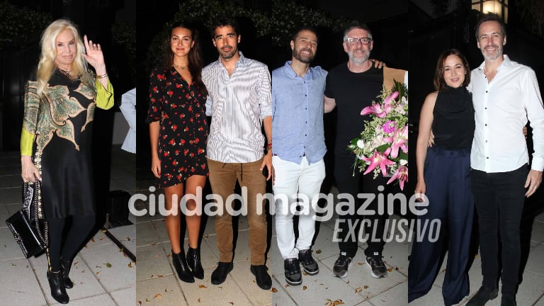 Marcela Tinayre celebró su cumpleaños y recibió en su casa a los famosos. Foto: Movilpress