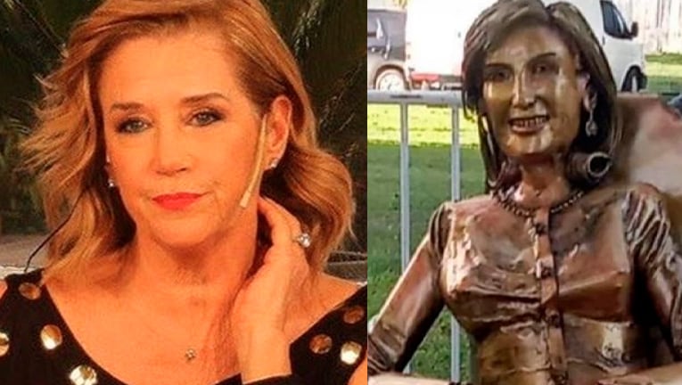 Marcela Tinayre fue lapidaria al opinar sobre la estatua homenaje a Mirtha Legrand.