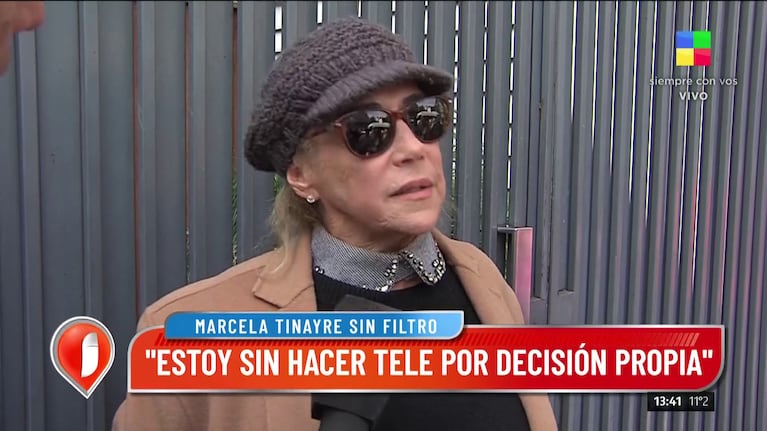 Marcela Tinayre habló con Intrusos.