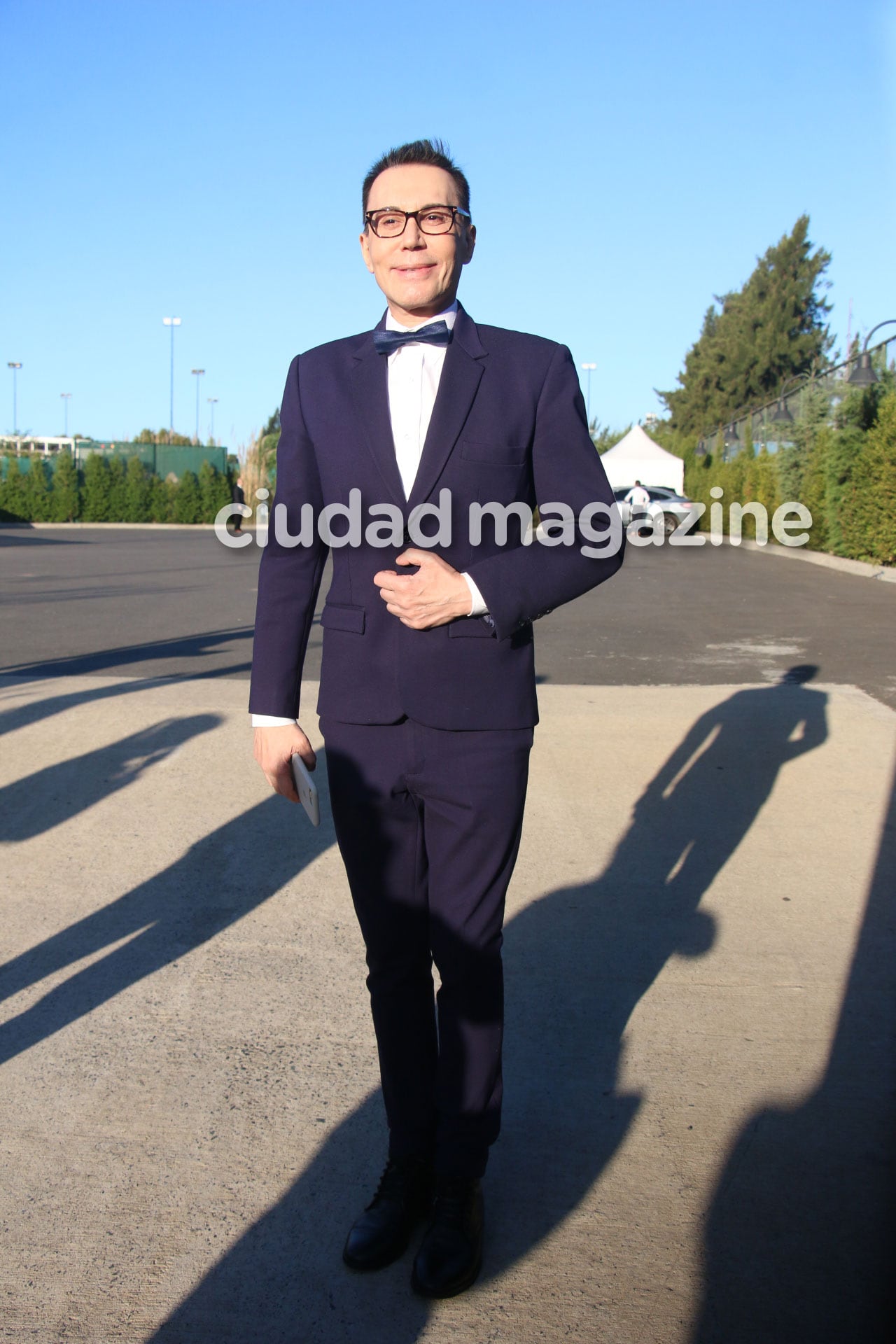 Marcelo Polino, en el casamiento de Jorge Rial y Romina Pereiro (Foto: Movilpress)