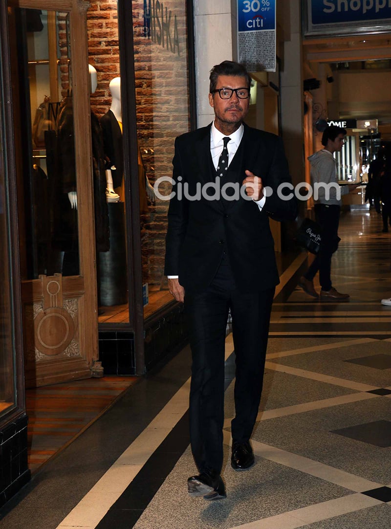 Marcelo Tinelli dijo presente en Ginebra Hommes. Foto: Movilpress-Ciudad.com.