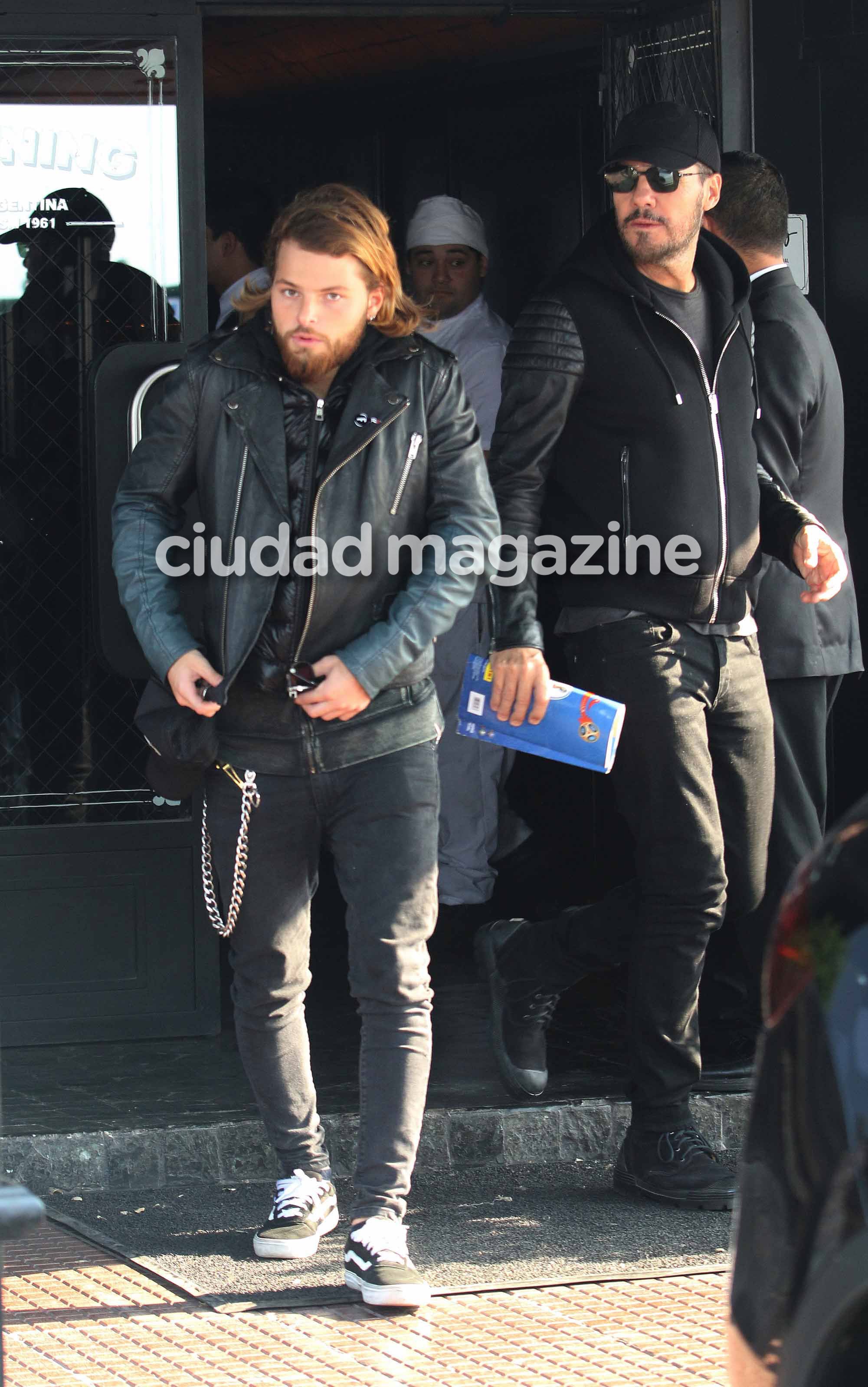 Marcelo Tinelli disfrutó de un almuerzo familiar en Costanera (Fotos: Movilpress).