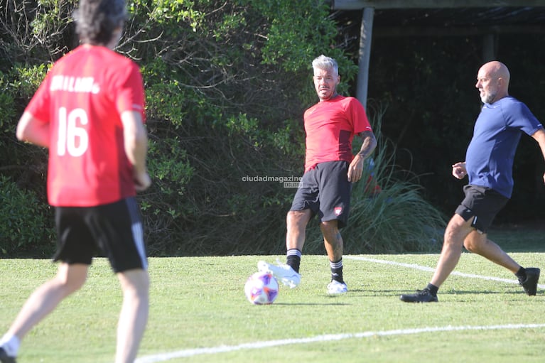 Marcelo Tinelli: fútbol en La Boyita.