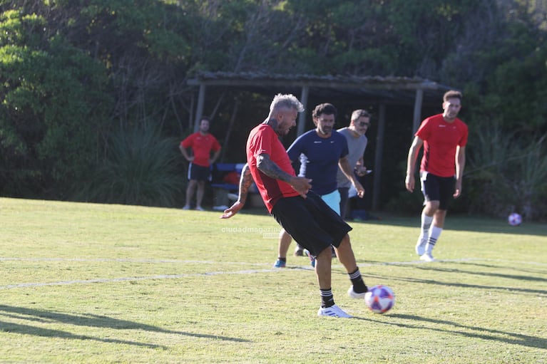 Marcelo Tinelli: fútbol en La Boyita.