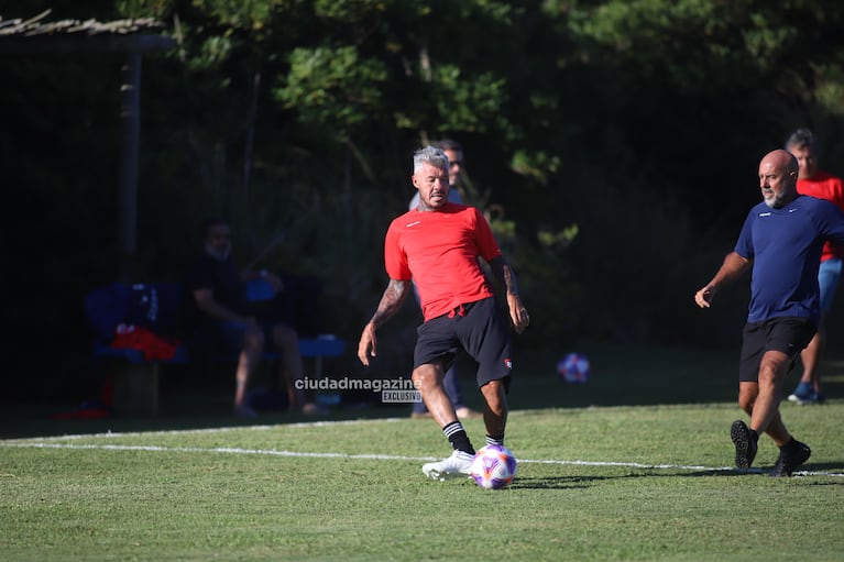 Marcelo Tinelli: fútbol en La Boyita.