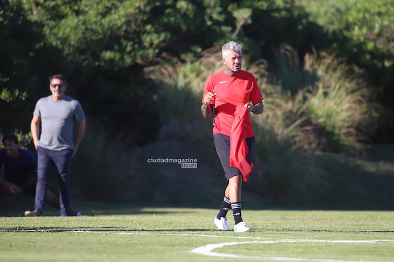 Marcelo Tinelli: fútbol en La Boyita.