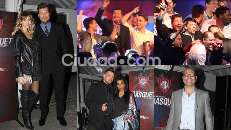 Marcelo Tinelli, Guillermina Valdés y más famosos de festejo (Fotos: Movilpress).