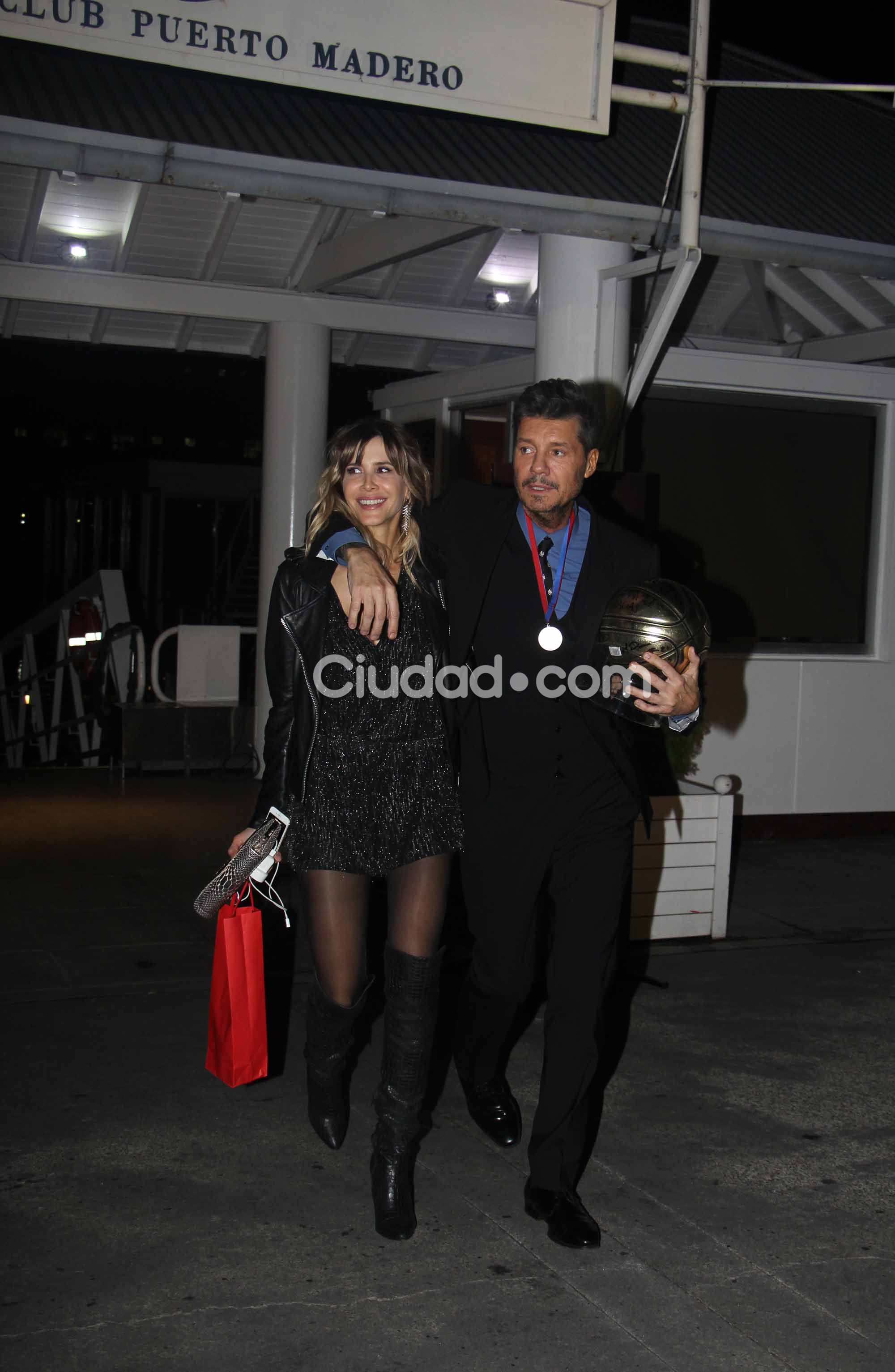 Marcelo Tinelli, Guillermina Valdés y más famosos de festejo (Fotos: Movilpress).