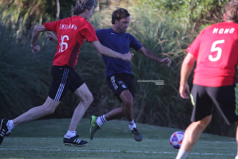 Marcelo Tinelli jugó el último partido de fútbol antes de vender su chacra en Punta del Este