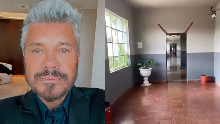 Marcelo Tinelli se emocionó al visitar su escuela en Bolívar.