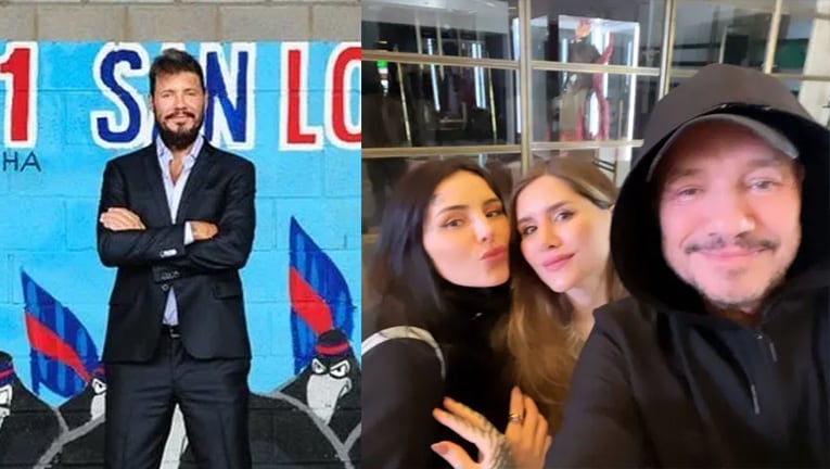 Marcelo Tinelli se refugia en sus hijas tras su renuncia a San Lorenzo.