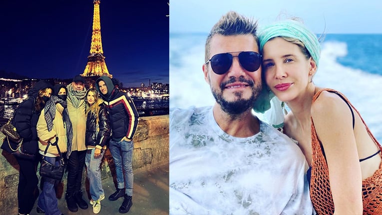 Marcelo Tinelli viajó a París con sus hijos y le dedicó un apasionado posteo a Guillermina Valdés.