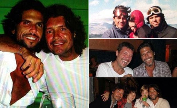 Marcelo Tinelli y Federico Ribero, juntos. (Fotos: Web y Twitter)