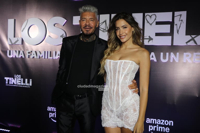 Marcelo Tinelli y Milett Figueroa