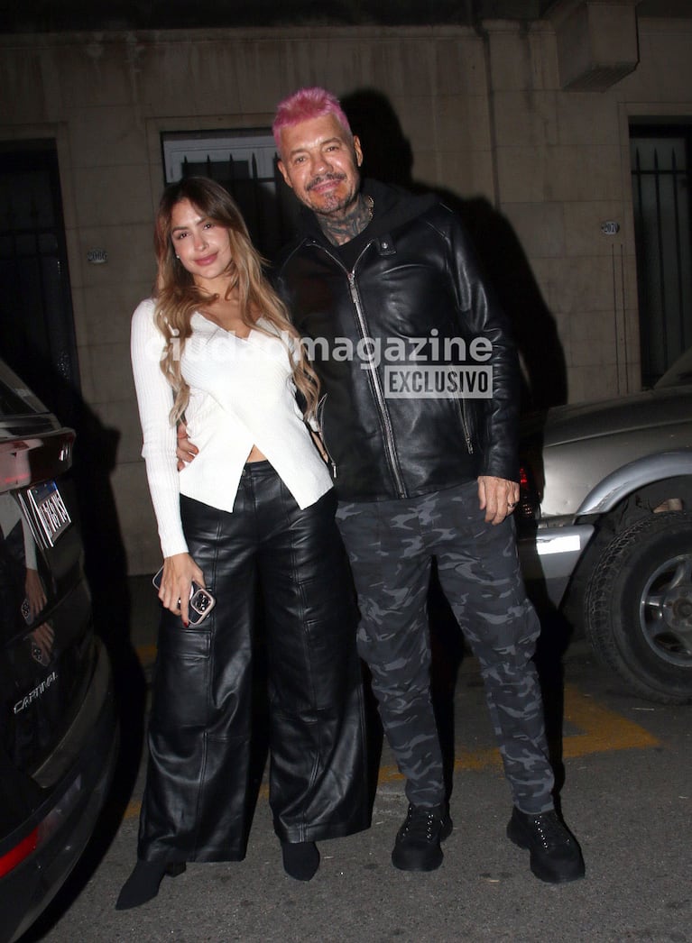 Marcelo Tinelli y Milett Figueroa en el cumpleaños de Coti Sorokin (Foto: Movilpress).