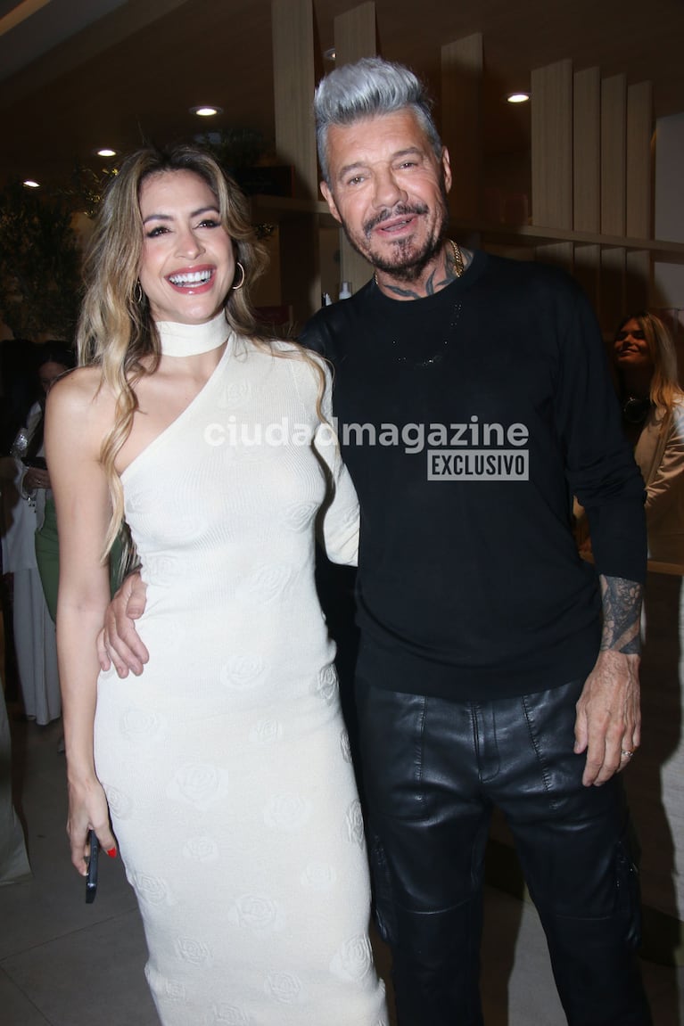 Marcelo Tinelli y Milett Figueroa (Foto: Movilpress).