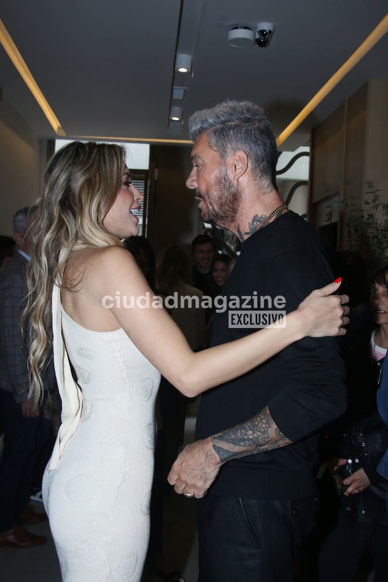 Marcelo Tinelli y Milett Figueroa (Foto: Movilpress).