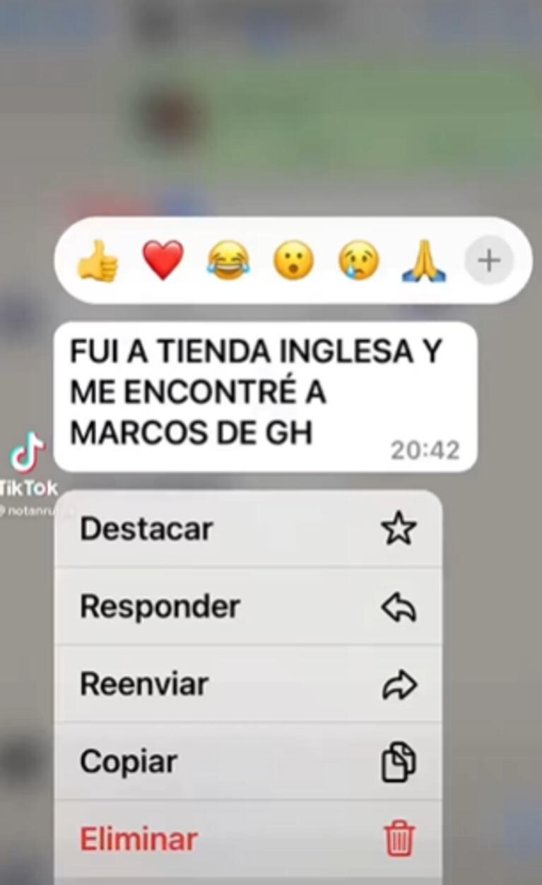 Marcos Ginocchio le salvó la vida a una bebé y la mamá lo viralizó en redes: "Se cayó al piso, fue terrible"