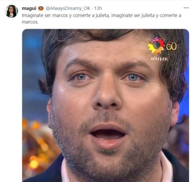 Marcos Ginocchio y Julieta Poggio: estallaron los memes en las redes tras el supuesto romance