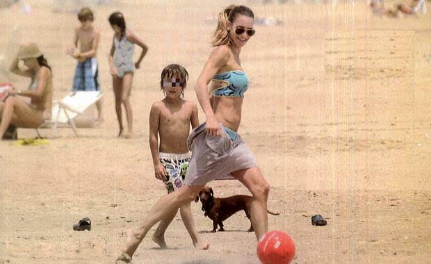 María Vázquez, una gran jugadora del fútbol playa (Foto: Pronto). 