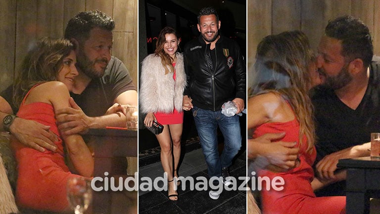 Mariana Brey, muy apasionada con su novio: mimos, besos y una manita indiscreta. (Foto: Movilpress)