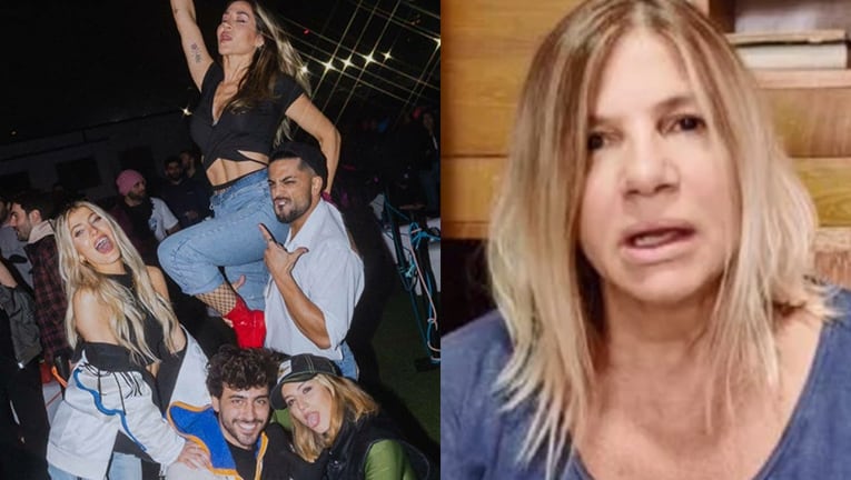 Mariana Lestelle criticó fuertemente una foto de Jimena Barón, Flor Vigna, Lizardo Ponce y más famosos en una fiesta.