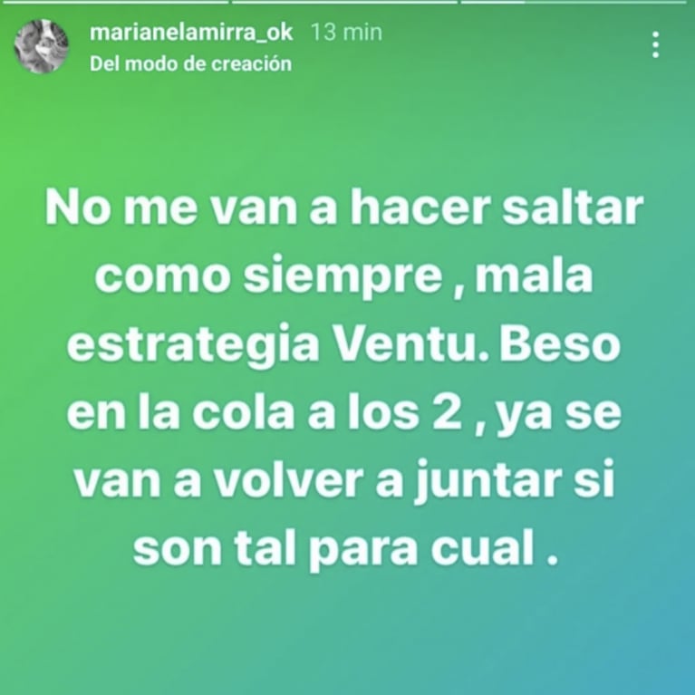 Marianela Mirra reaccionó explosiva luego de que Luis Ventura y Jorge Rial pelearan por Gran Hermano