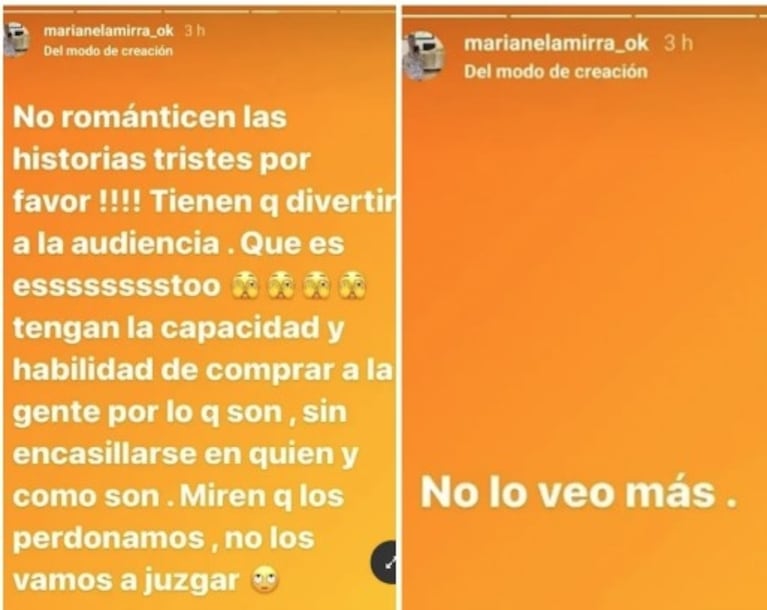 Marianela Mirra reveló filosa qué es lo que no le gusta de Gran Hermano 2022: "No lo miro más"