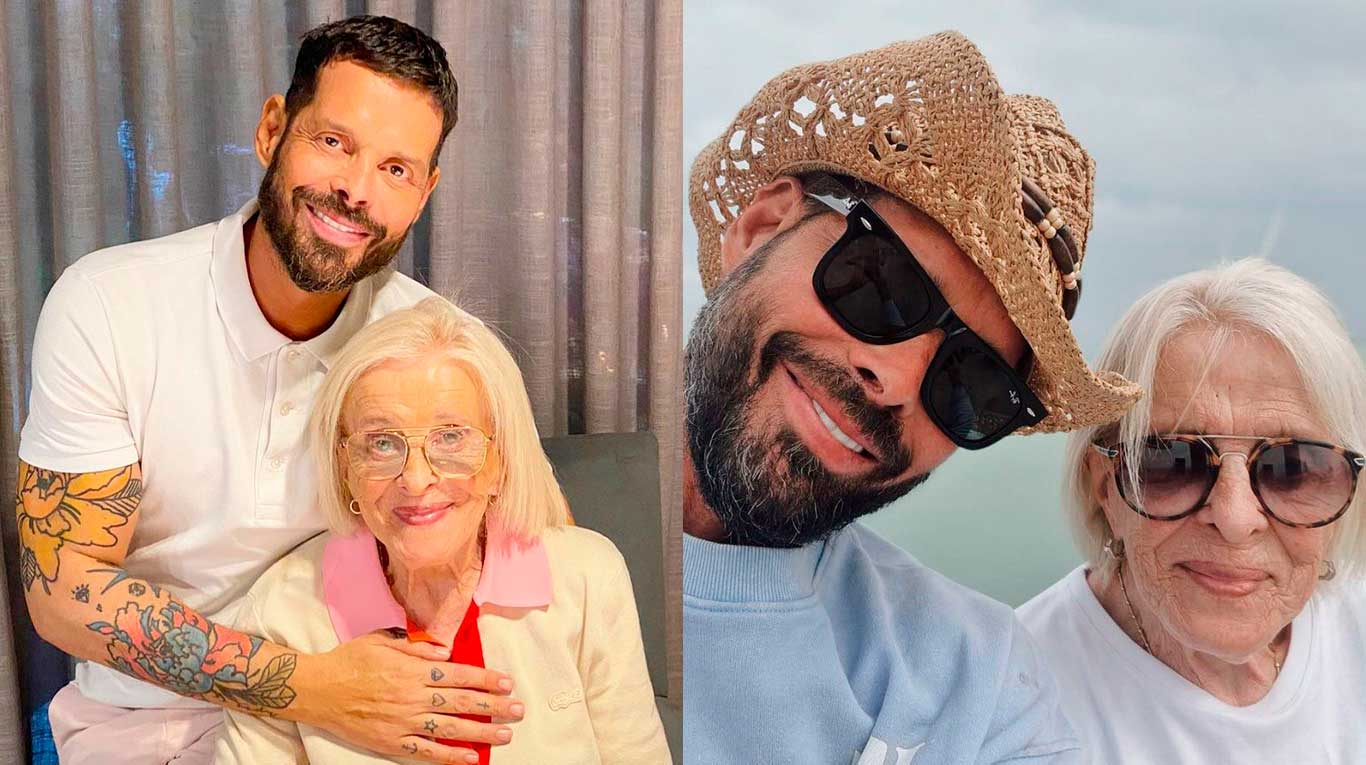 Mariano Caprarola y su mamá, Fady (Fotos: Instagram @caprarolamariano)