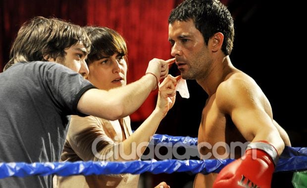 Mariano Martínez en el rodaje de La pelea de mi vida (Foto: Jennifer Rubio).  