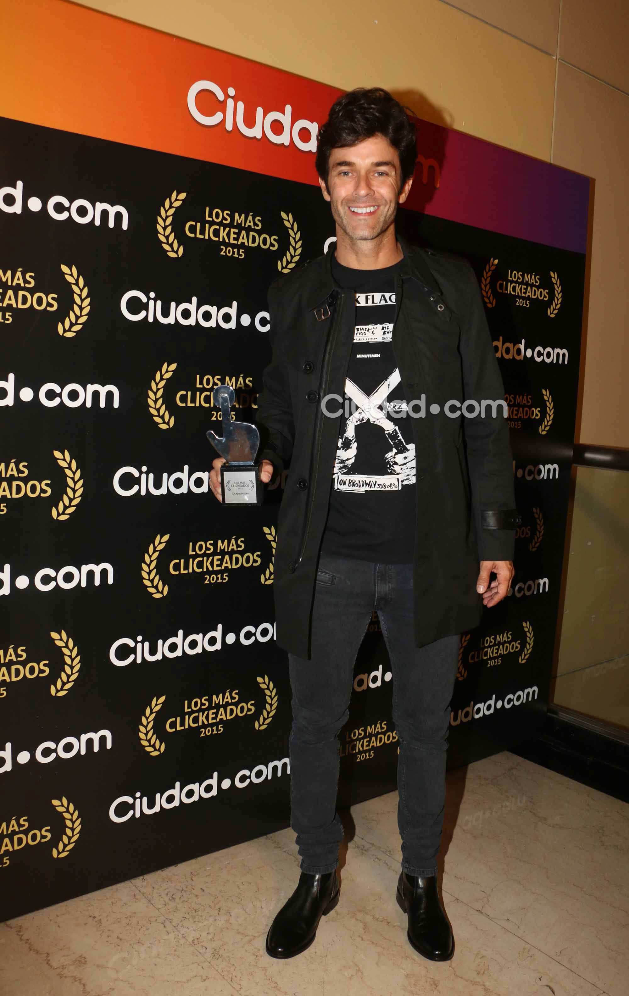 Mariano Martínez en la gala de Ciudad.com. (Foto: Movilpress)