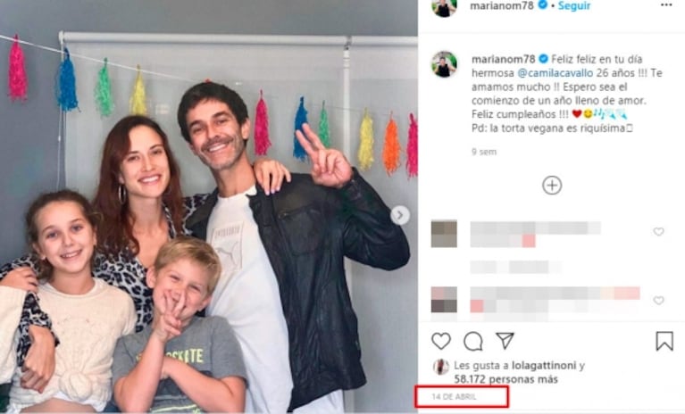 Mariano Martínez y Camila Cavallo ¿en crisis? tras cuatro años de amor: ella habría dejado la casa el fin de semana