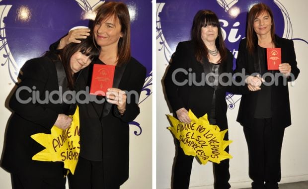 Marilina Ross y Patricia Rincci se casaron por civil. (Foto: Jennifer Rubio)