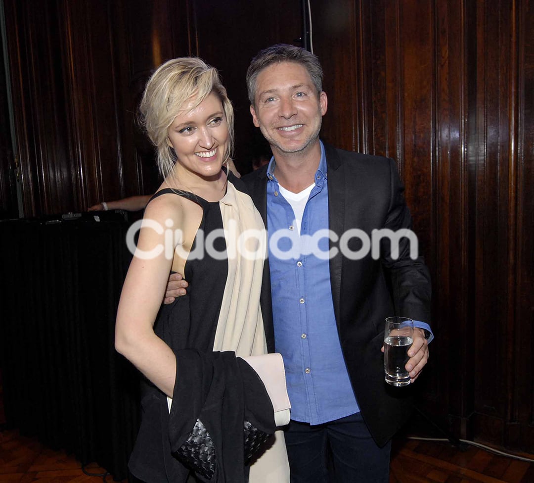 Marina Belati y Adrián Suar, en la presentación de Noche y día. (Foto: Movilpress)