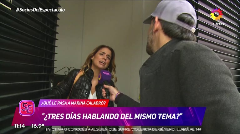 Marina Calabró habló con Socios del Espectáculo.