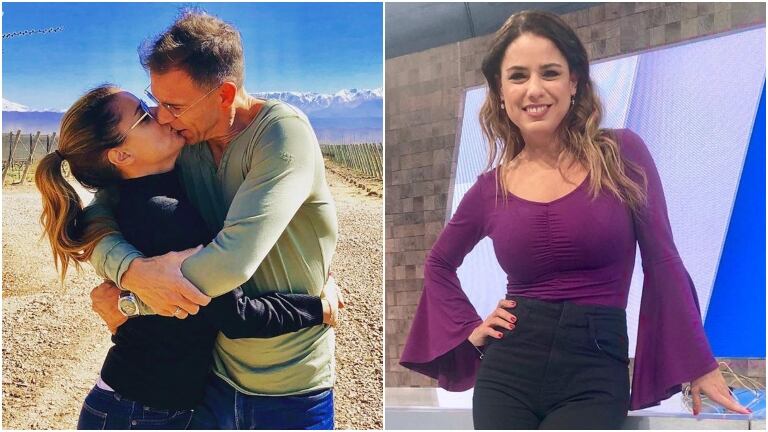 Marina Calabró y su foto a puro amor con Martín Albrecht en Mendoza: En el paraíso