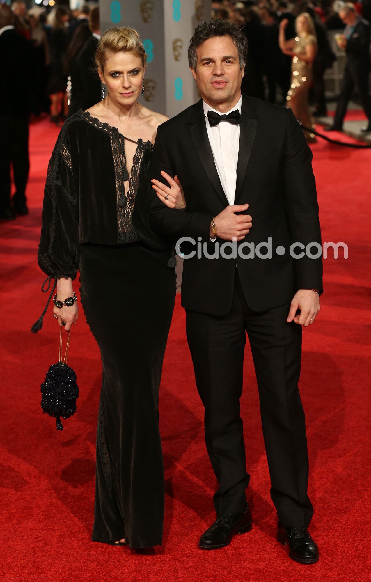 Mark Ruffalo y su mujer también dijeron presente (Fotos: AFP). 