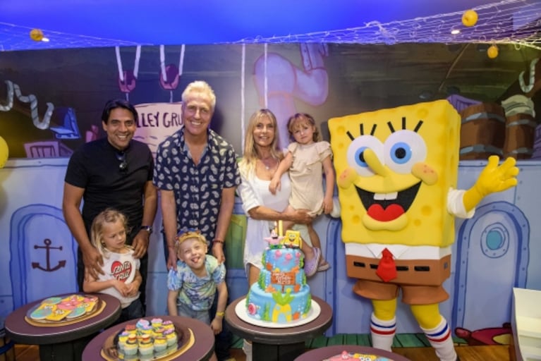 Marley celebró el cumpleaños de Mirko con una increíble fiesta temática Bob Esponja: todas las fotos