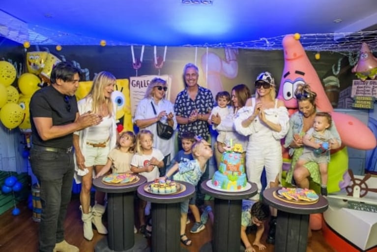 Marley celebró el cumpleaños de Mirko con una increíble fiesta temática Bob Esponja: todas las fotos