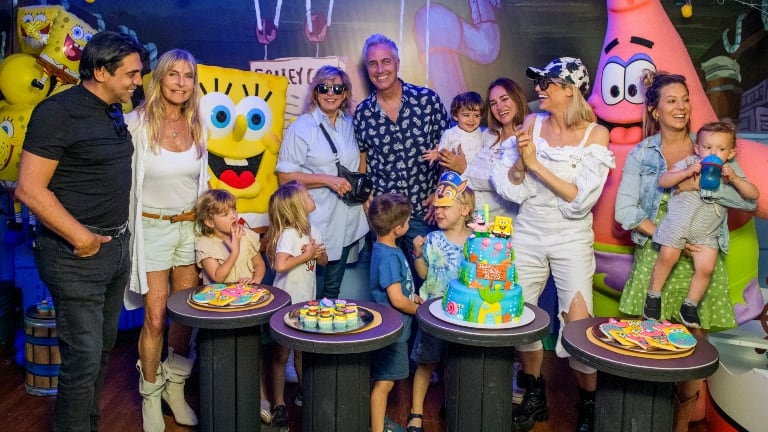 Marley celebró el cumpleaños de Mirko con una increíble fiesta temática Bob Esponja.Foto: Nickelodeon